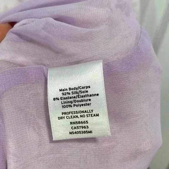 NWT Nordstrom Signature Floral Silk A-Line Midi Dress Size 18 Spring Romantic - Picture 8 of 8